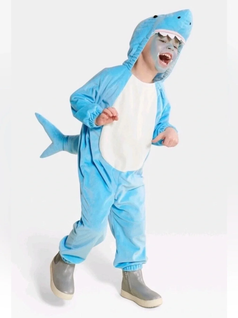 Hyde and Eek Blue SHARK Halloween Costume toddler 2t-3t